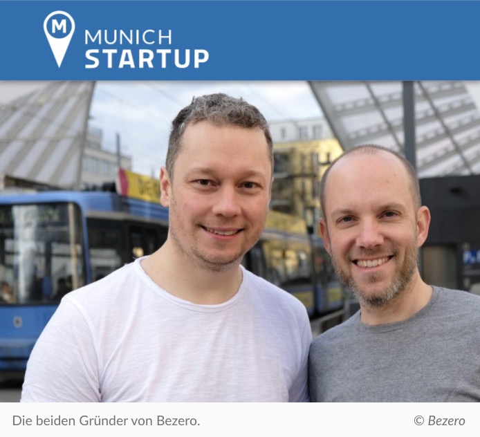 bezero_app's tweet photo. Danke liebes MUNICH STARTUP Team und danke Regina Bruckschlögl für den super Artikel über bezero - Gefällt uns sehr!!
Seht hier: https://t.co/hfIzgYD5vx

#startup #danke #machinelearning #fridaysforfuture #savetheplanet https://t.co/tXuwN8RW93