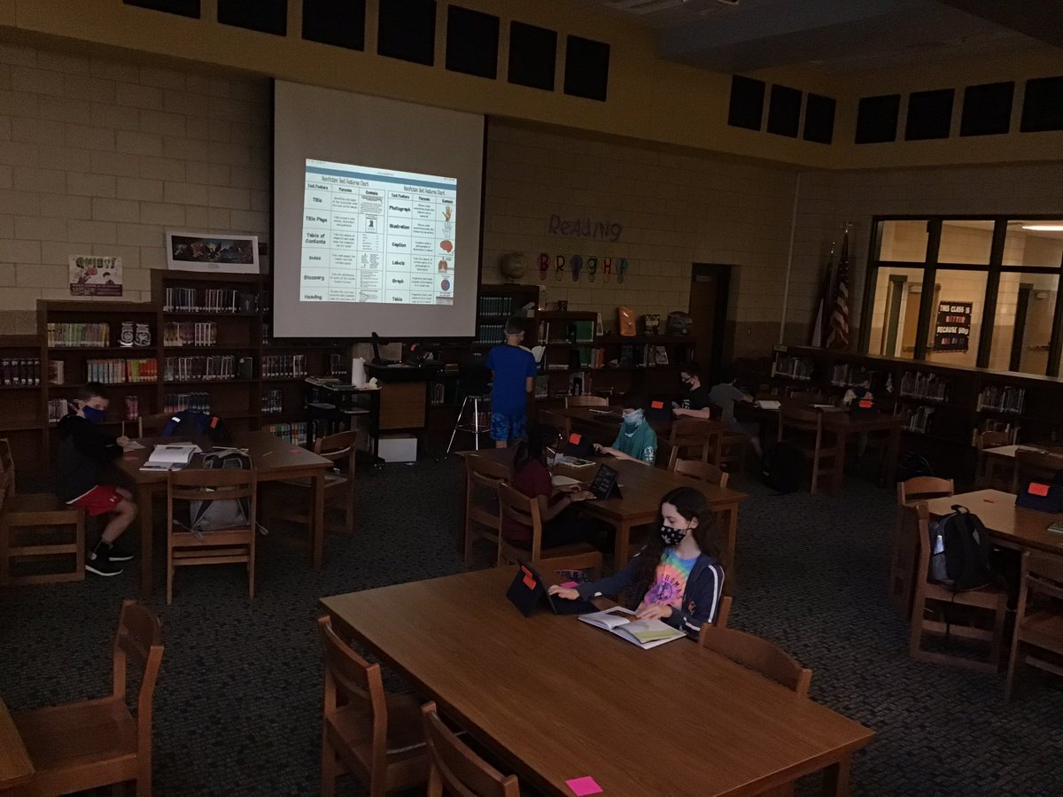 burnett_reading's tweet photo. Burnett Bunch library day! We're going on a Nonfiction Text 
Features Scavenger Hunt #welovebooks #MidwayStrongerTogether https://t.co/GSQ71xnNIs