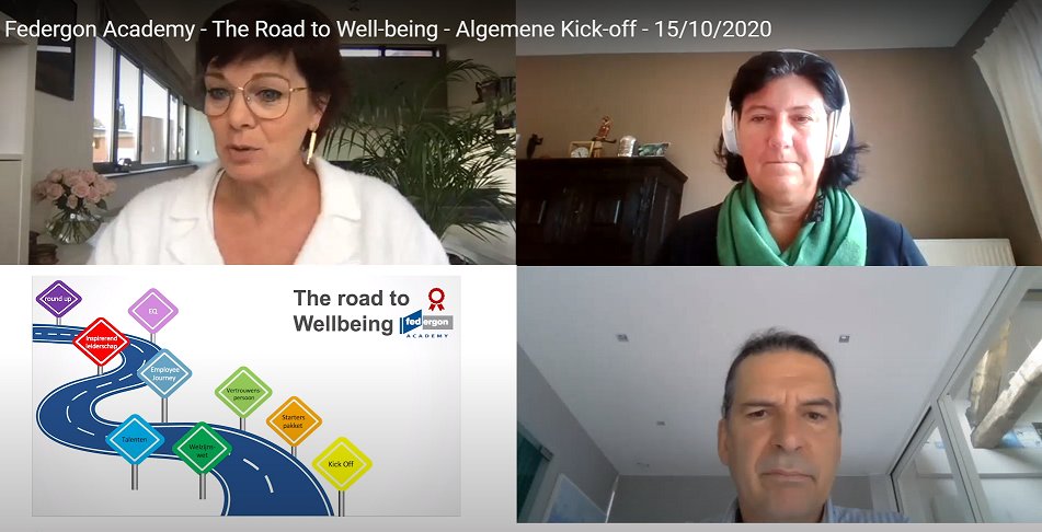 Federgon's tweet photo. Gezonde en gelukkige medewerkers zijn uw beste garantie om met uw bedrijf deze moeilijke periode te overbruggen en er morgen te staan. Bekijk het kick-off-debat van de Well-being Academy https://t.co/Mt8gZj1ur4 met @KrikkeDM @LievenAnnemans @361_works @cattelainann @Danielle_VWB https://t.co/H4i8c02ym1
