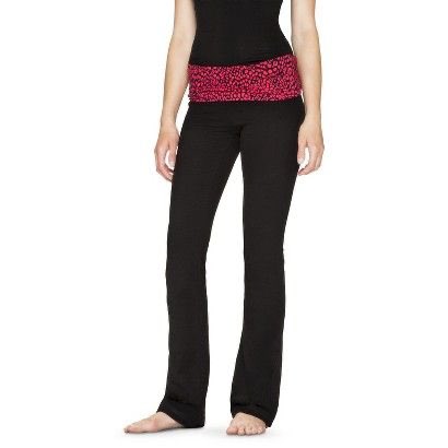 mossimo foldover bootcut yoga pants