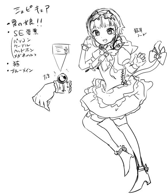 生きるのがしんどいのでシュピキュアのキャラデザしてた 