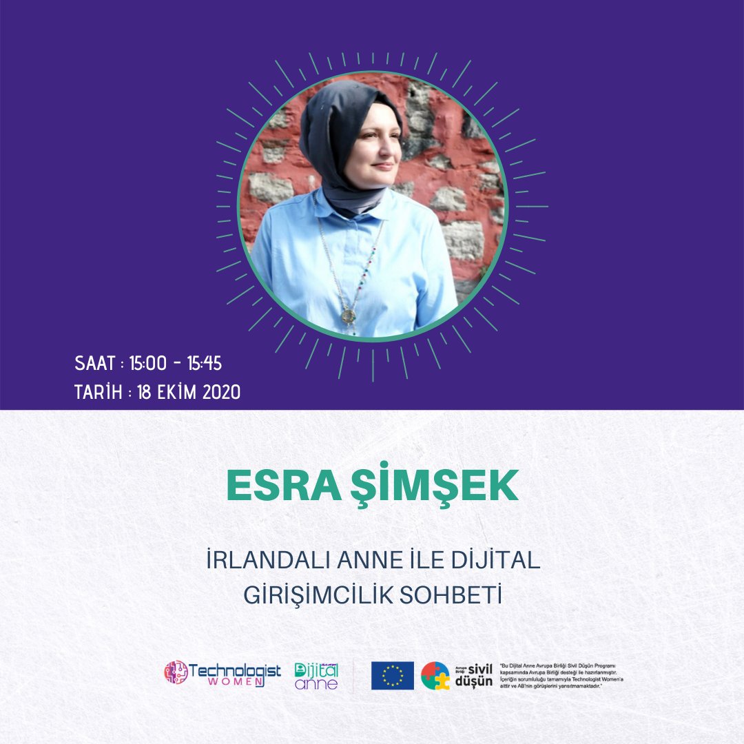TechnologistW's tweet photo. #DijitalAnne Online Eğitimlerinde alanında lider eğitmenlerle birlikteyiz. 

Dijital Okuryazarlık, Dijital Veriler, Kişisel Veriler, Siber Güvenlik Tasarım, Sosyal Medya, Dijital Reklamcılık, Güvenli E-Ticaret, Dijital Girişimcilik

eğitime katılma için: https://t.co/bk6qUeFE6Y https://t.co/pNTzhWZreK