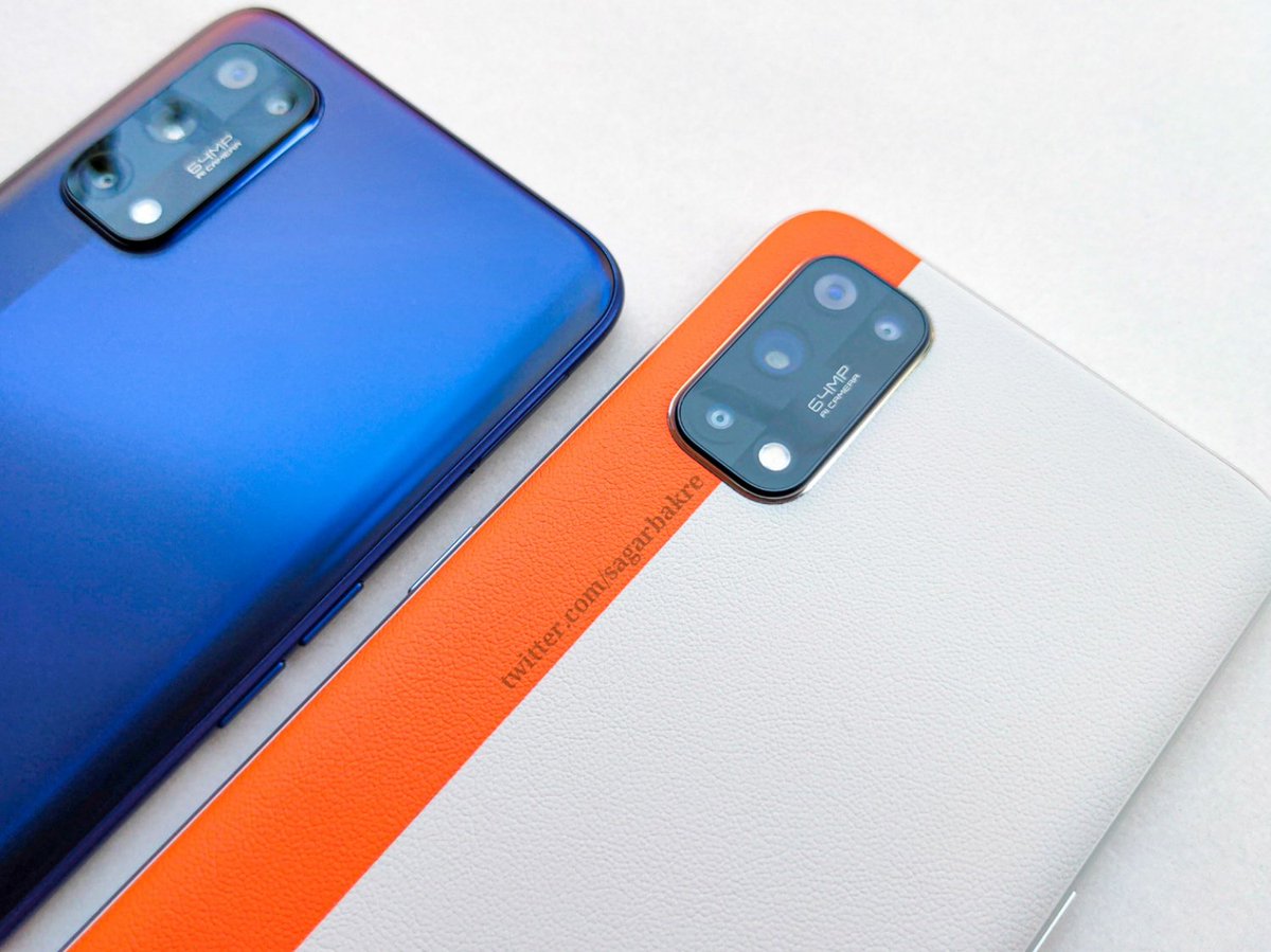 sagarbakre's tweet photo. I really like the #Realme7Pro's design and compact form, but the #Realme7ProSE with vegan leather back is even better.👌🏻 It looks cool, feels good to hold, and is a joy to use.
@realmemobiles #Realme #Realme7ProSunKissedLeather https://t.co/x9fIgW4yll