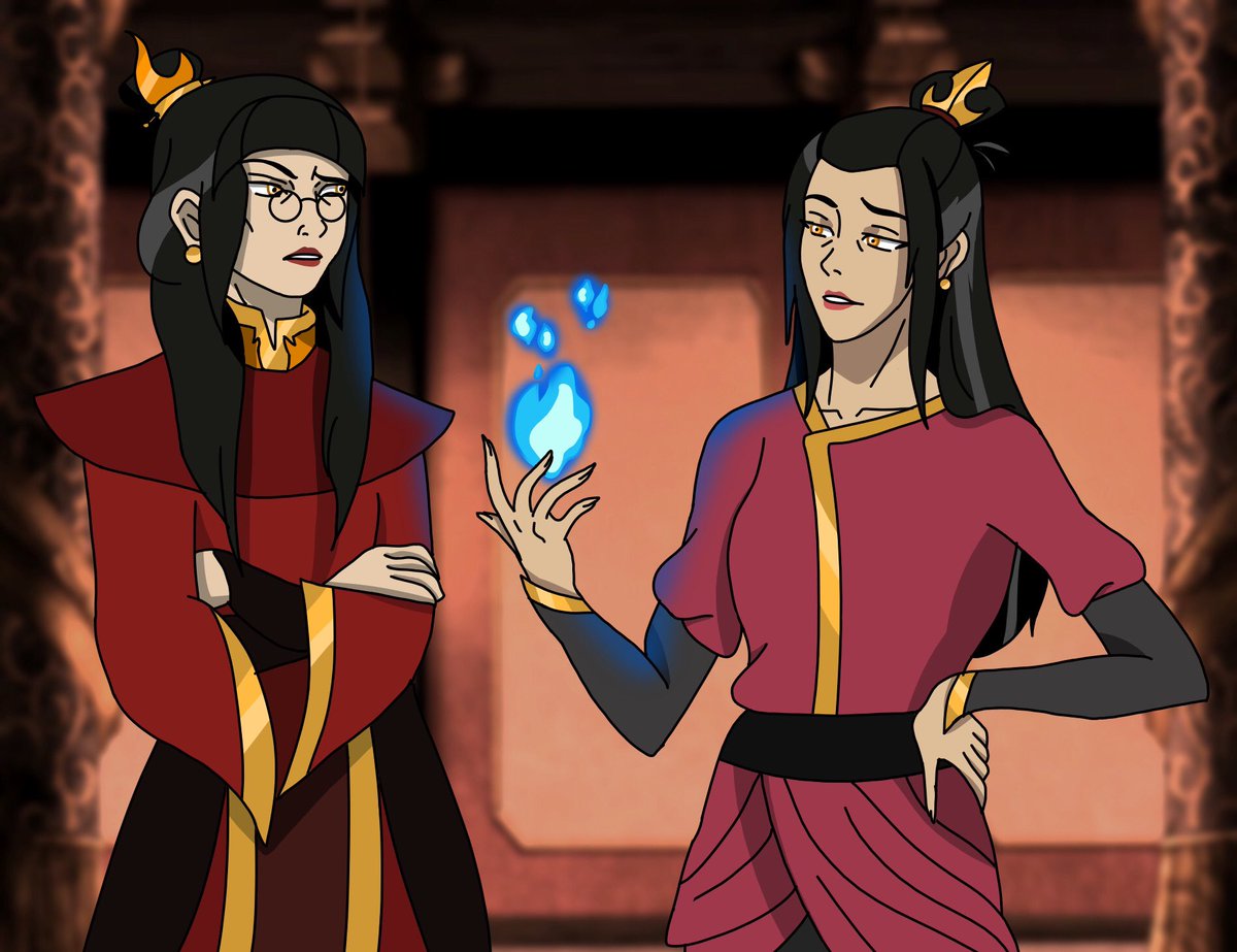 46. Older Mai and Azula for right now while I continue working on character...