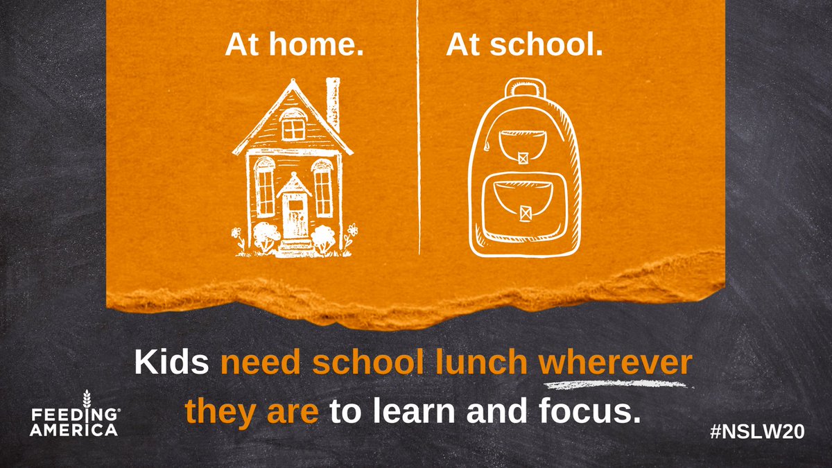 📏 While “back to school” looks different this fall, 1 thing remains clear: kids need access to school meals to power their day.
🍎 Read more on how food banks are ensuring kids receive the food they need to succeed, wherever their classroom is: https://t.co/jslGOCY9cT #NSLW20 https://t.co/nK4eW6eQpR