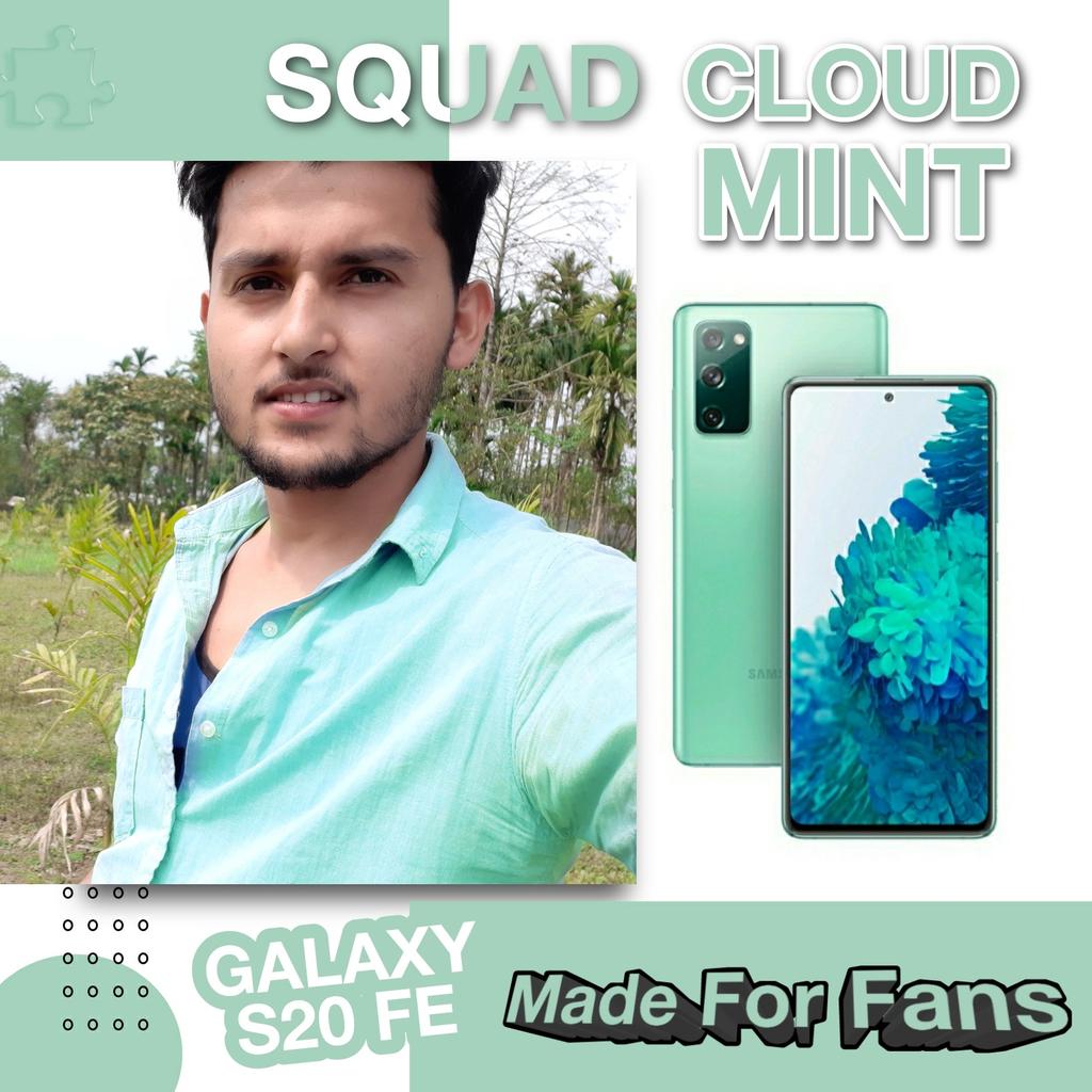 ADSoomeet's tweet photo. The all new Samsung Galaxy S20 FE is here, in a color of your choice!

Get admitted in a Fan Squad and get a chance to win a Samsung Galaxy S20 FE!

#CloudMint #refreshing #SamsungMembers #SquadCloudMint #GalaxyS20FE

@SamsungIndia https://t.co/ZexAyXl3Qp