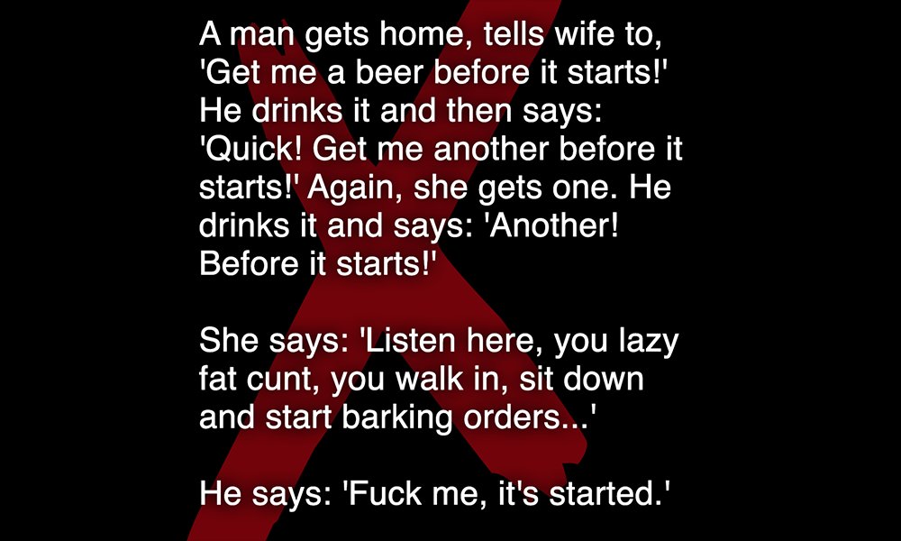 Get that shit down you fella! You need all the help you can get.🍺

#SavageAs #nagging #relationships