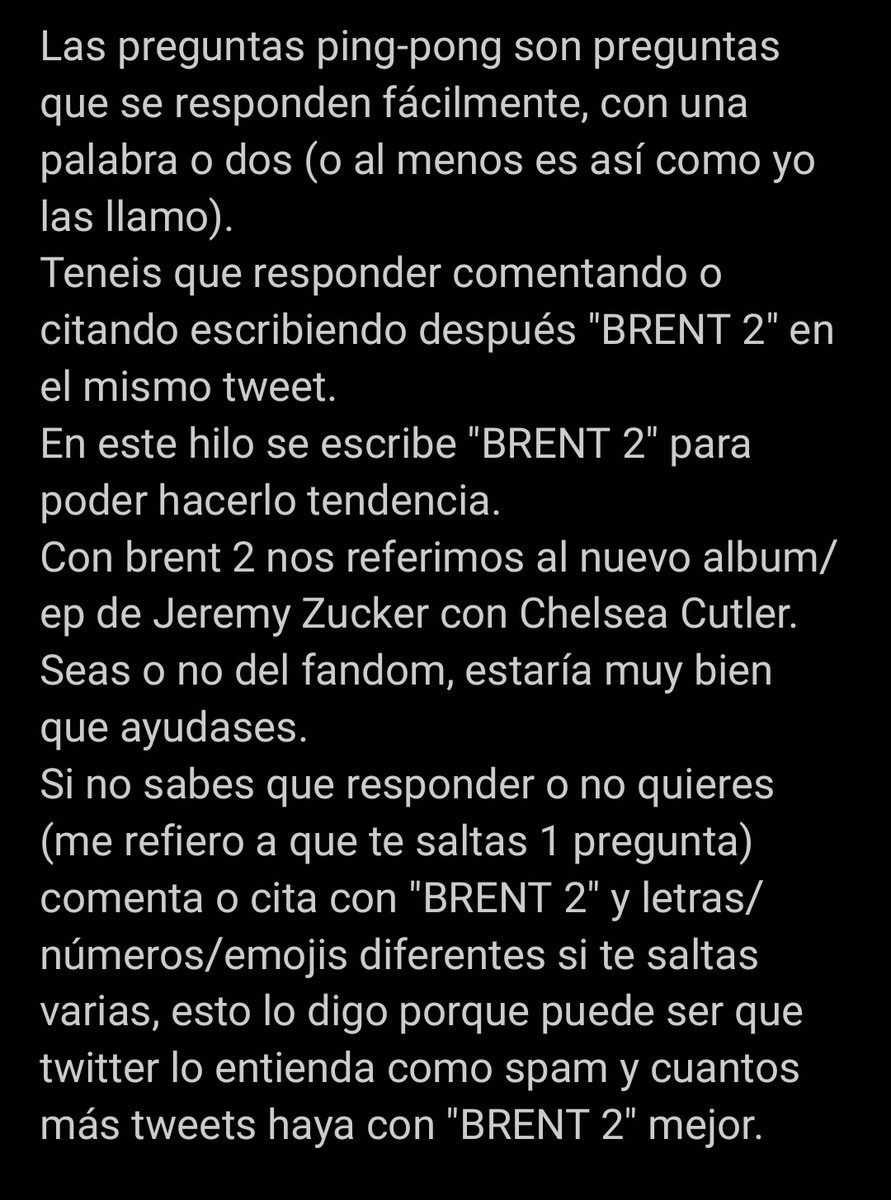 Ari_y05's tweet photo. HILO DE PREGUNTAS PING-PONG
IMPORTANTE LEER 👇
(temática random)
BRENT 2 https://t.co/ax5P5wNGJr