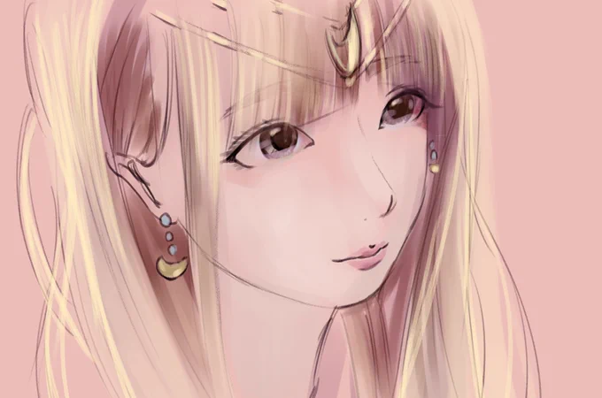 セーラームーン描いた時のイラスト
#セーラームーン #美少女戦士セーラームーン #月野ウサギ #似顔絵依頼
#水彩画 