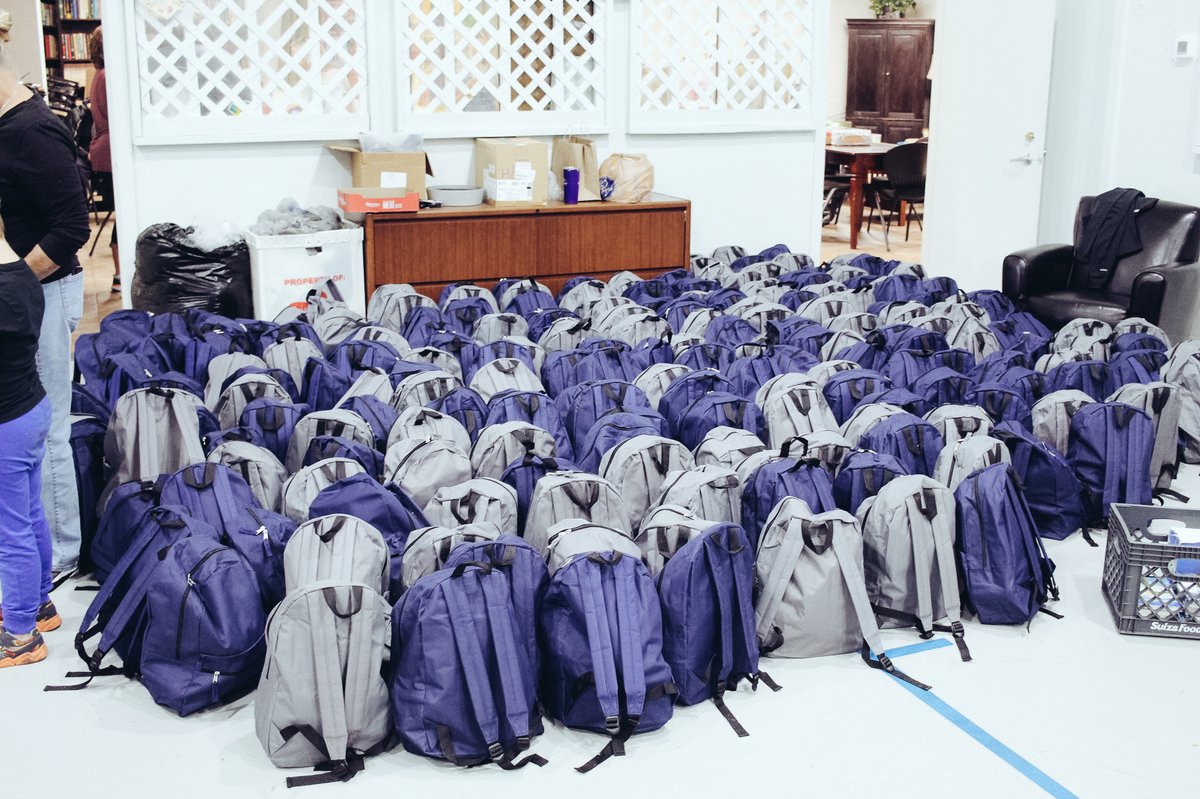 NAMB_SBC's tweet image. We’re encouraged to see how churches participated in a #DayOfService, sponsored by @sendrelief earlier this month!

Volunteers from @JoinNOBA churches all over @sendneworleans gathered to pack 300 backpacks with essentials to help @BFH_NOLA keep the mission moving forward!