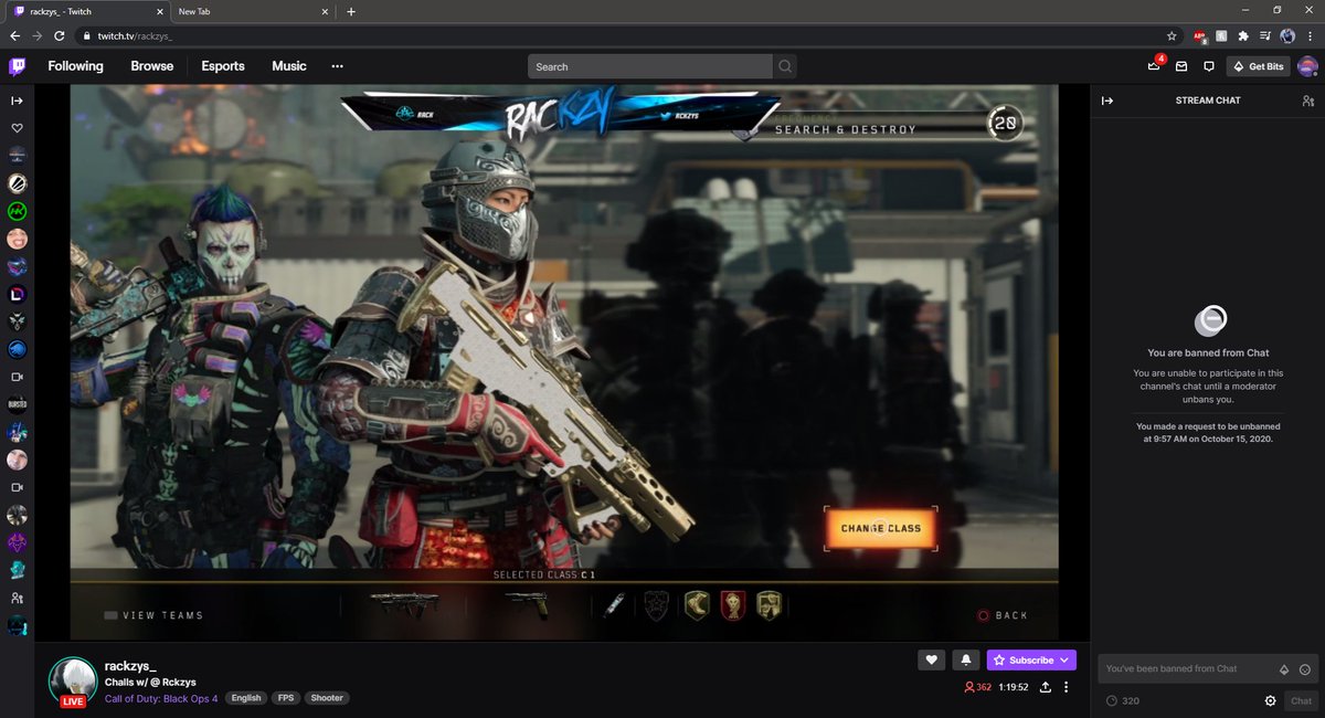 YOO rackzys chat is wildin