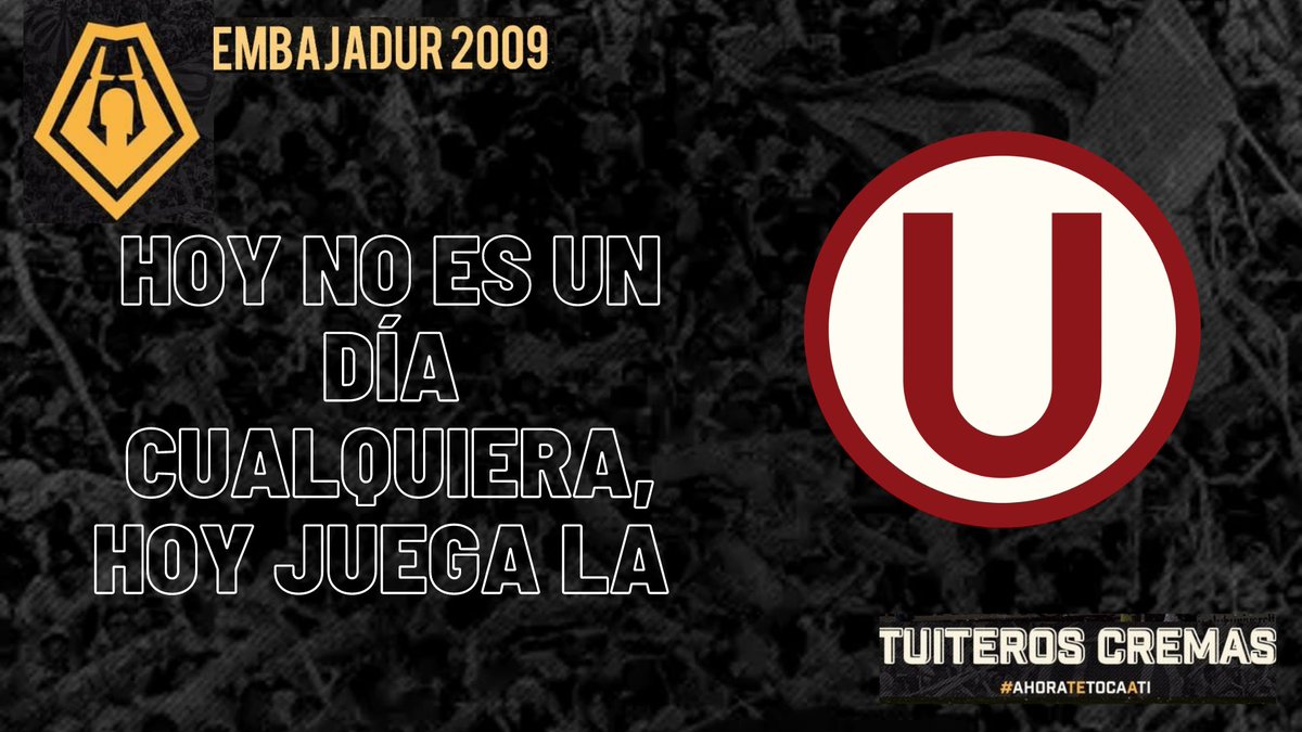 tuiteroscremas's tweet photo. |HOY JUEGA UNIVERSITARIO|

🕑: 2pm
🏟: Estadio Nacional https://t.co/jdHzNO9NwG