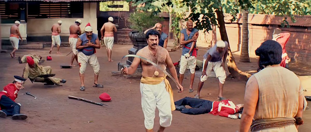 mfwaikerala's tweet photo. This Urumi fight was lit and an adrenaline rushing sequence !! 🔥

#11YearsOfIHPazhassiRaja 
#Pazhassiraja @mammukka https://t.co/WkrxBDgxSO