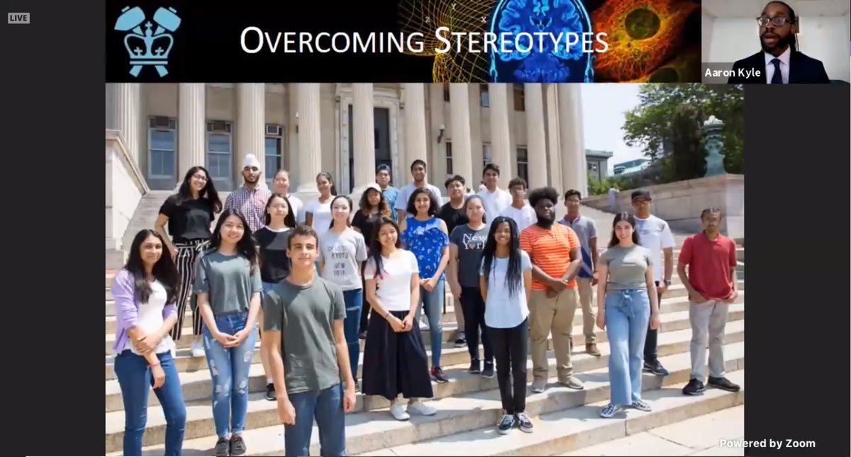 ColumbiaBME's tweet photo. Prof. Kyle, you are an inspiration to all of us. Thank you for your unrelenting dedication &amp; interminable passion in bringing #diversityequityandinclusion to the forefront as you help champion so many young URM voices &amp; foster their exploration of the world of #STEM. #BMES2020 https://t.co/LeE9p9c8hU