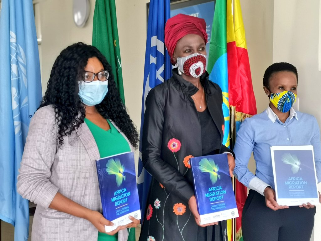 IOMatAU's tweet photo. A new narrative ✍️ on African #migration is in the process of being crafted 📖 with the launch of the first ever  #AfricaMigrationReport in #Addisababa 🇪🇹 today.

Congratulations to the @IOMEthiopia team!!! https://t.co/RQn7BPYF8J