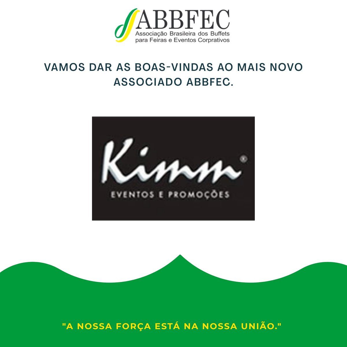 abbfec's tweet photo. Bem vinda a nossa associação @kimm.eventos https://t.co/ksgSgkt1sJ