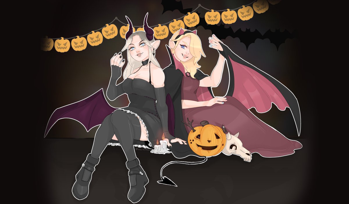 DeerKitten's tweet photo. Halloween fanart for 
@WhosRuthComics

#Halloween #webcomic #artontwitter https://t.co/E6JriUF4ZK