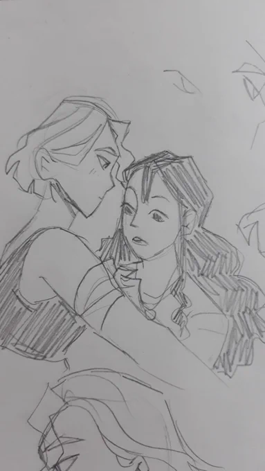 im so sorry please bare with my lack of decent art,,,, i just need to show u all my OCs doing girlfriend things ? 