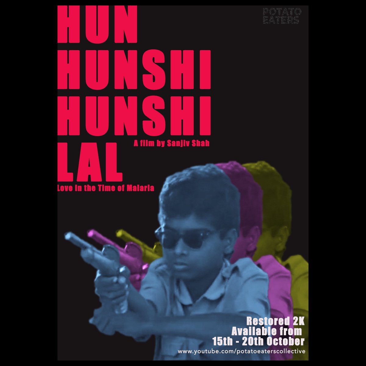 CinemaRareIN's tweet photo. A political satire about fascism and the banning culture, Gujarati film #HunHunshiHunshilal (1992, 2K restored) by #SanjivShah, feat. @dilipjoshie @renukash #MohanGokhale #ArvindVaidya & @actormanojjoshi, now playing on @YouTubeIndia till Oct 20th..
Link: https://t.co/F0uMOhBToZ https://t.co/PgEjJsguKN