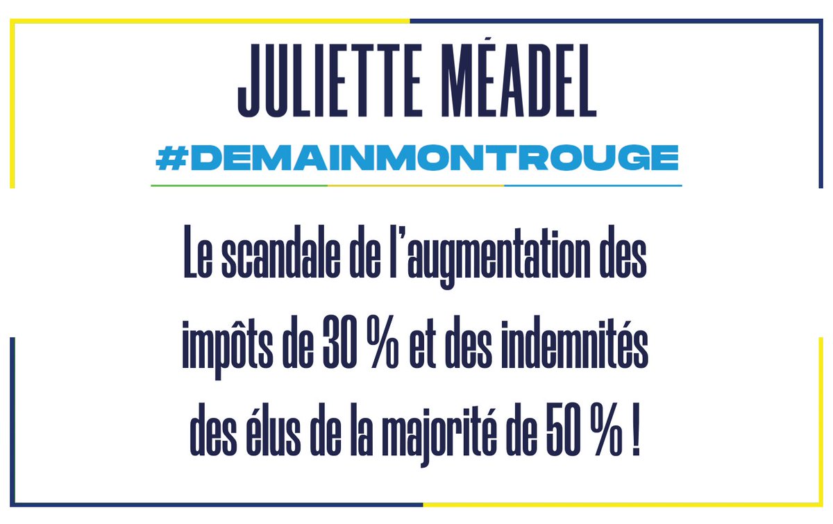 DemainMontrouge's tweet image. Demain, débat Budget 2021 au conseil municipal. Mauvaise gestion + égoïsme de la majorité plongeront #Montrouge dans le🔴. Conséquences ?Augmentation⤵️
🚨de 30% de la taxe foncière communale😟
🚨de 50% de l’enveloppe des indemnités du maire et de ses élus😡demainmontrouge.fr/actualites/148…
