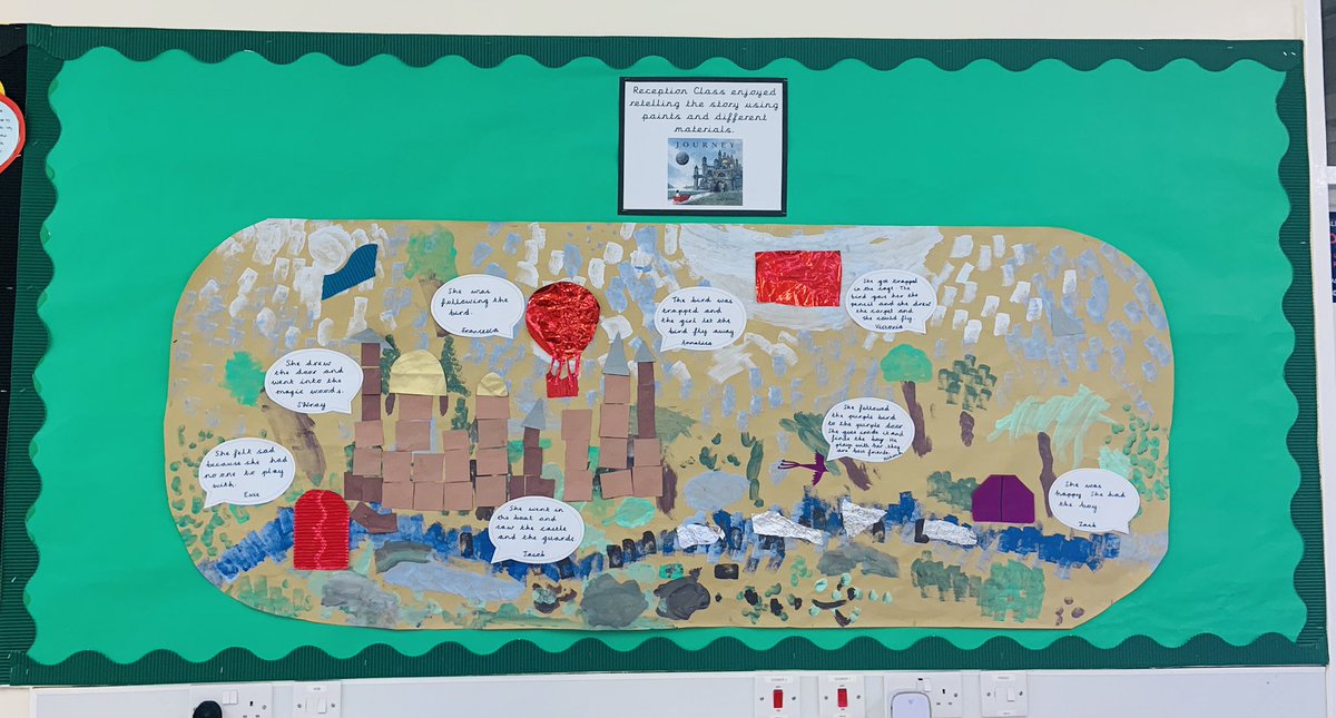 kathyeroe's tweet photo. Some stunning outcomes from across the school @StJohnFisherRC . The children (and teachers!) have loved using #edubackontrack and exploring the magnificent ‘Journey’ by @storybreathing @HertsEnglish https://t.co/Bc8IOExvhR