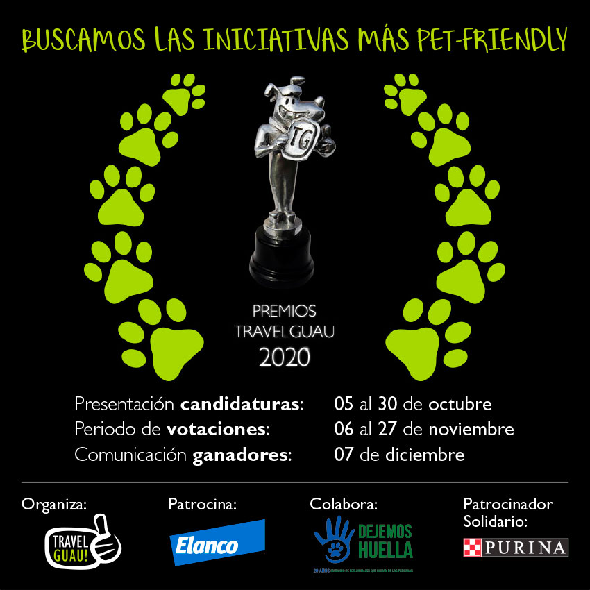 Purina España (@purina_es) on Twitter photo ¡Un año más somos los patrocinadores solidarios de los premios <a href="/Travelguau/">Travelguau</a>! Un concurso para buscar las mejores iniciativas #petfriendly ❤🐶 #PremiosTravelguau2020 Descubre más 👉 premiostravelguau.com ¡Un año más somos los patrocinadores solidarios de los premios <a href="/Travelguau/">Travelguau</a>! Un concurso para buscar las mejores iniciativas #petfriendly ❤🐶 #PremiosTravelguau2020 Descubre más 👉 premiostravelguau.com
