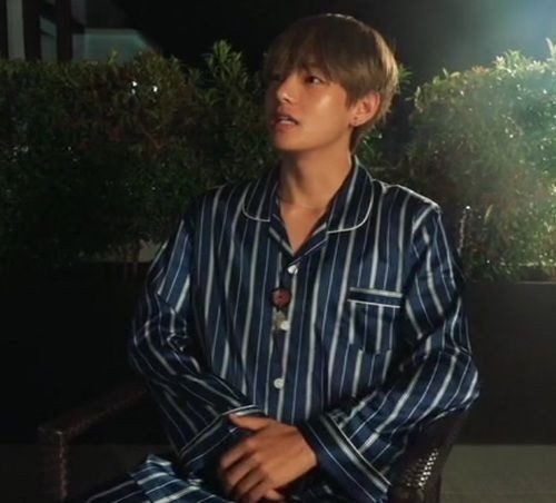 taehyung and his love for pajamas — a cozy thread 