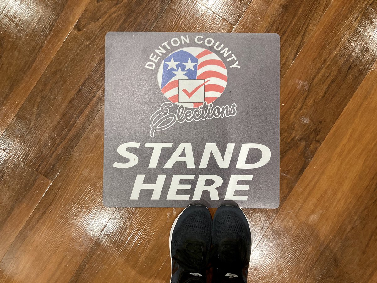 Let’s do this. #dentoncounty #vote #womaninthesuburbs