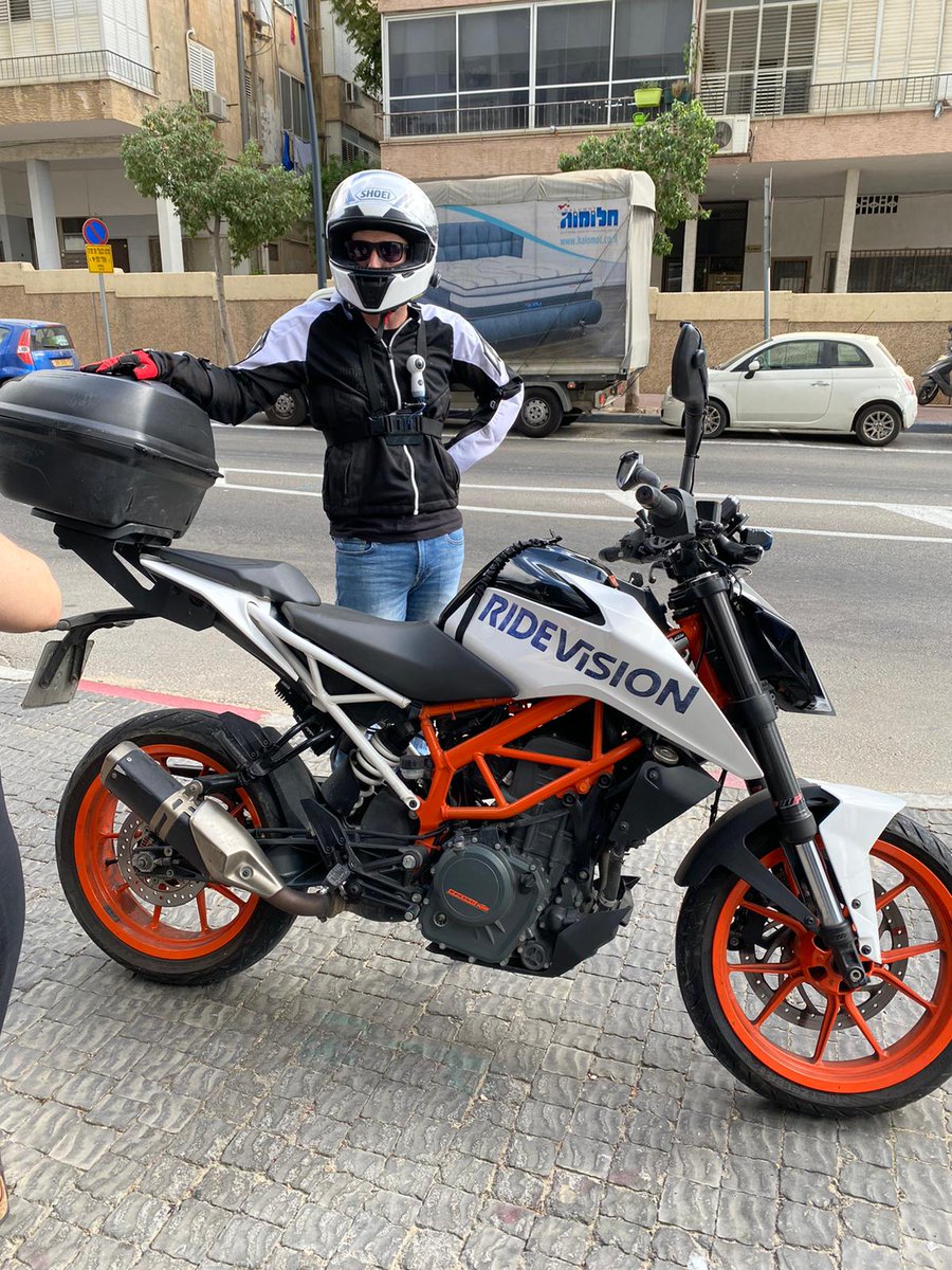 ride_vision's tweet photo. Test riding our aftermarket Accident Prevention System with the house bike @KTMUSA Duke 390.
Safer motorcycles are coming, are you ready?
#ktmduke390 #ktm #motorcycles #motorcycle #roadsafety #safety https://t.co/e01uVZgLJ2