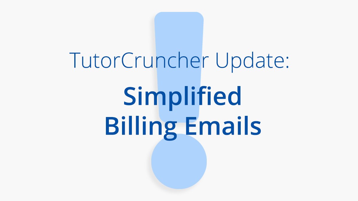 TutorCruncher's tweet image. We have exciting new changes coming soon! 🤩

Our latest update simplifies billing communications. 

Click here to find out more: ow.ly/x6J750BTphN

#update #tutorcruncher #tutoring