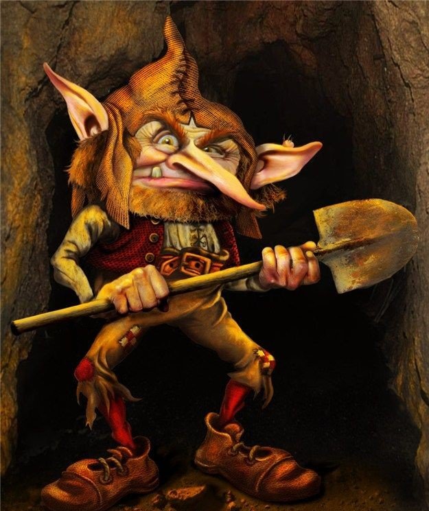 eclary84's tweet photo. The Knockers or Tommyknockers, (aka Cousin Jacks) are underground spirits of the mines. Referring to the knocking on the walls before cave-ins. 2ft tall creatures, warning the miners of impending danger. But also known to steal unattended tools or left out food. #FolkloreThursday https://t.co/z1FB6OuAxp