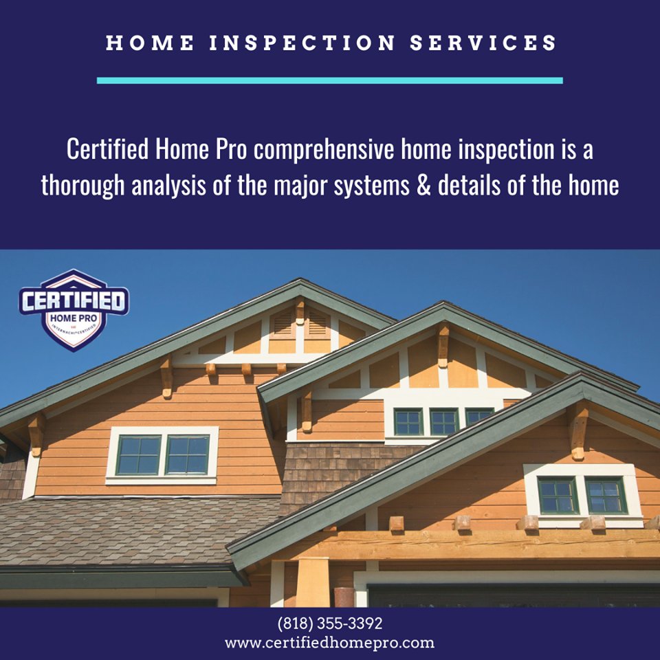 homespecpro's tweet photo. Certified Home Pro comprehensive home inspection is a thorough analysis of the major systems &amp; details of the home.
.
.
#CertifiedHomeProfessionals #InspectionServices #California #Pasadena #HomeInspection #SewerInspections #TermiteInspection #HomePro #HomeInspectors https://t.co/Ule1QhFdFi