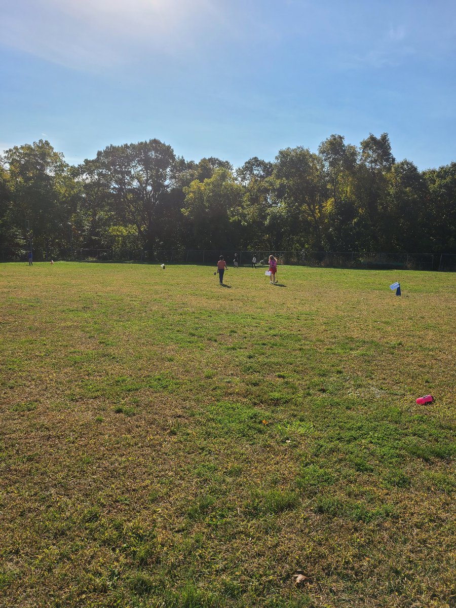 4P using their driving, chipping and putting skills on our Bradley Bobcats Golf Course ⛳.