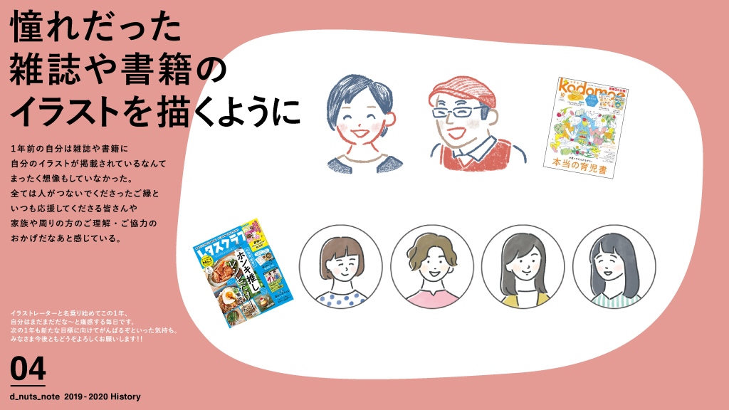 お仕事を運んでくれたイラスト