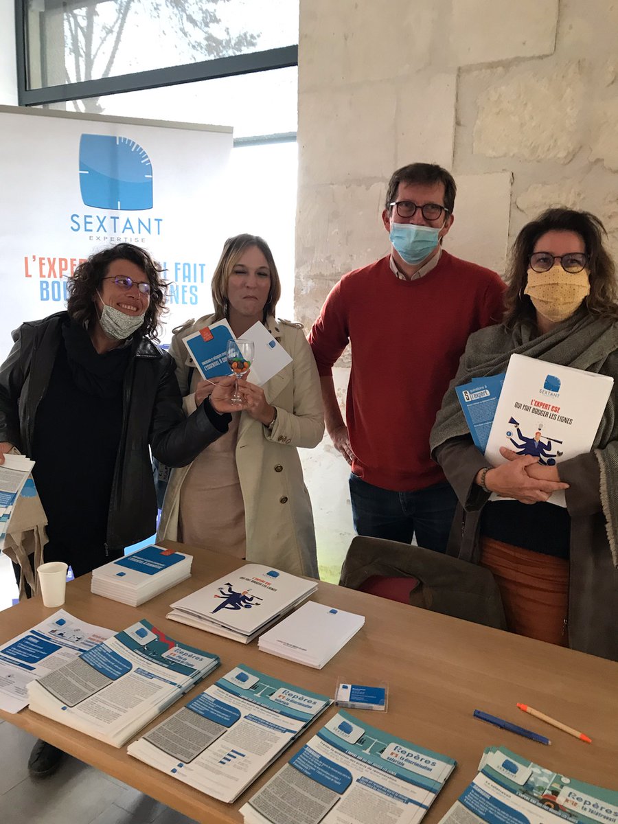 SextantCSE's tweet photo. @benoit_lepley @SextantCSE aujourd'hui avec les équipes de la #S3CPoitouCharente ! #CSE #DialogueSocial #SSCT https://t.co/wlfOC5MqSO