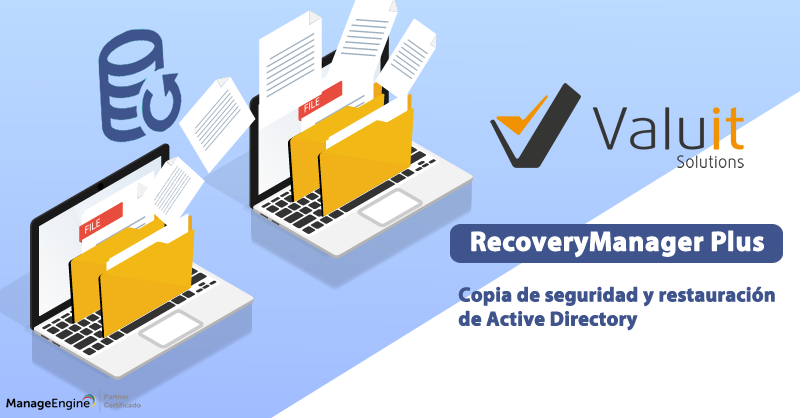 valuitsolutions's tweet photo. ¿Eliminaste o modificaste por accidente algún elemento de #ActiveDirectory? 😬Realiza copias de seguridad de tus entornos de AD, Office 365 y Exchange con #RecoveryManagerPlus y restaura objetos, buzones o sitios. ¡Pruébalo Ya👉https://t.co/uWFyRxgr4u @ManageEngineLA https://t.co/IGWlw1Xguw