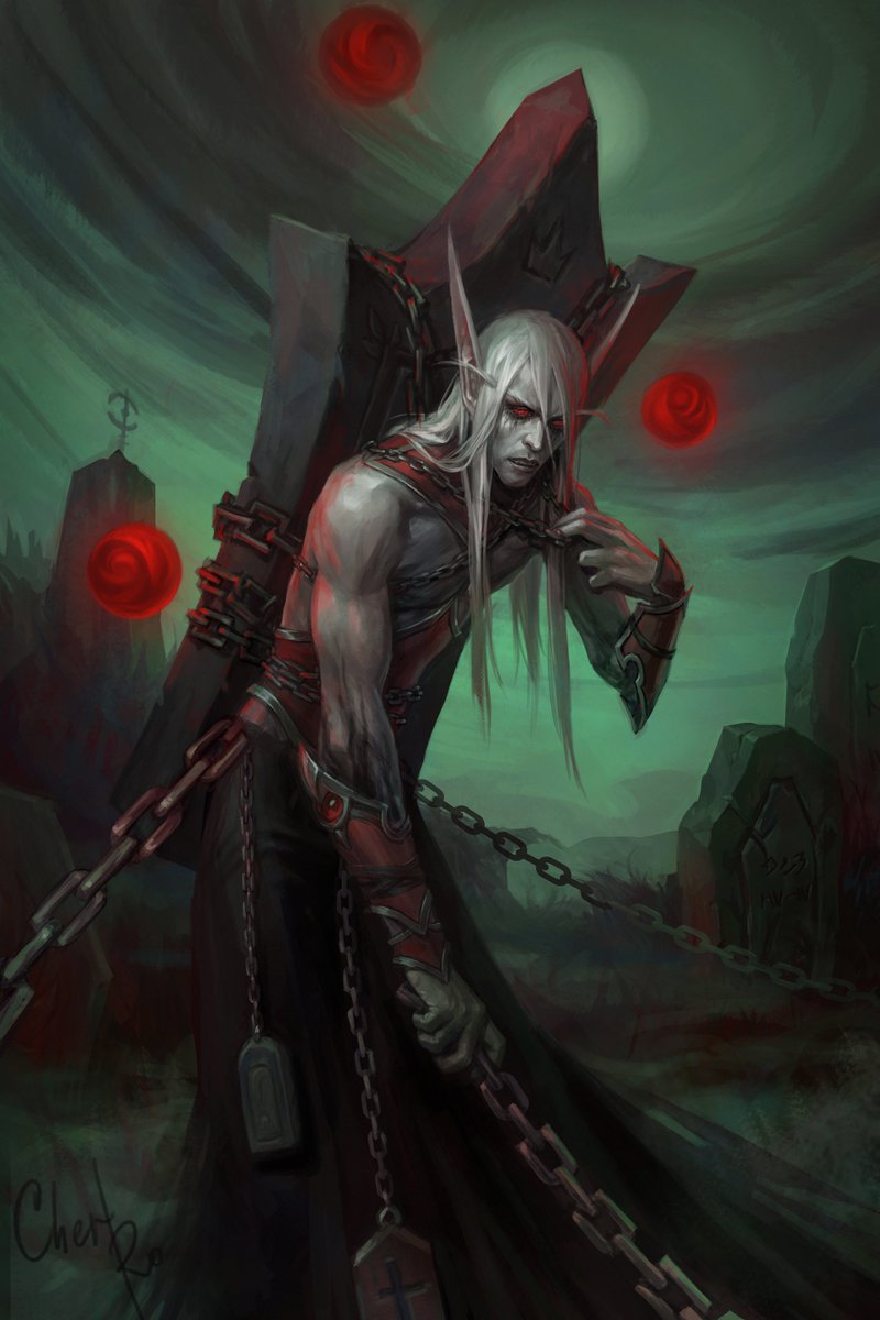 CherRo_Art's tweet photo. Kael'thas Sunstrider in "Gravestone"

#worldofwarcraft #shadowlands #revendreth #bloodelf https://t.co/qtMIn6xMrq