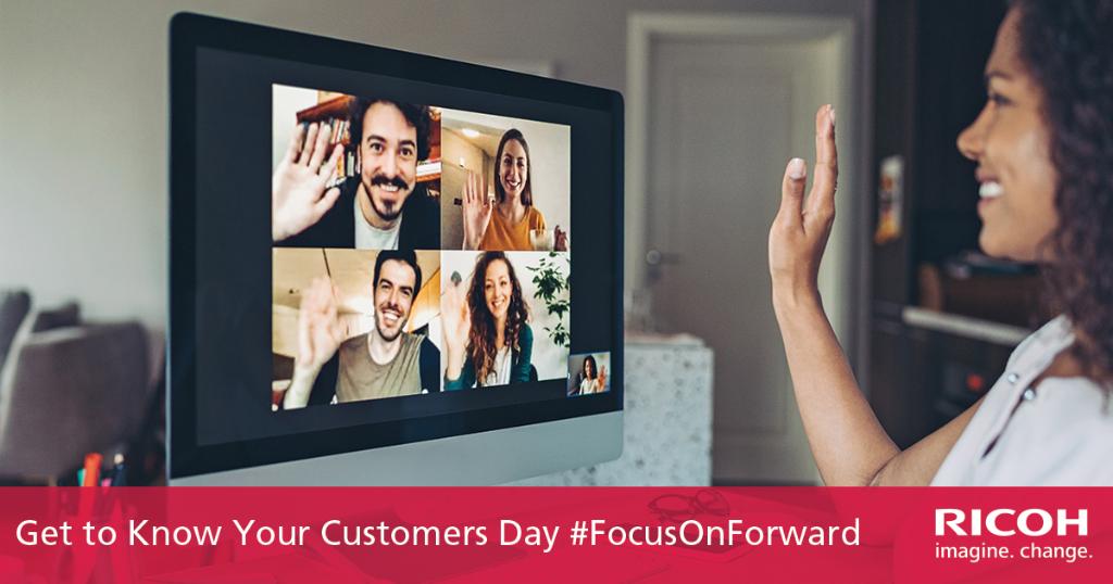 In honor of #GetToKnowYourCustomersDay, Ricoh wants to recognize our customers who have remained agile in their business this year. While 2020  has been difficult for us all, we want to thank you for your continued partners and giving us the honor of helping you #FocusOnForward