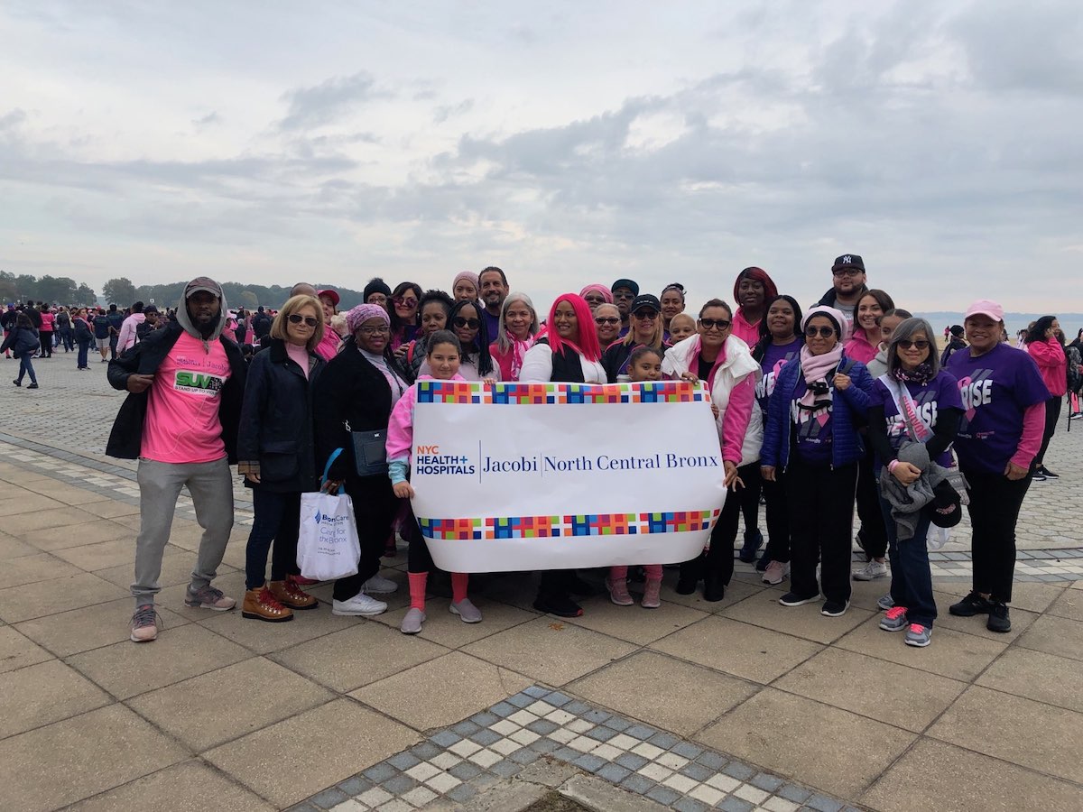 NYCHealthSystem's tweet photo. #TBT to last year’s #MakingStridesWalk for #BreastCancer. Celebrations will look different this year, but we're still reminding NYers about the importance of getting a #mammogram. It’s safe to come see us during #BreastCancerAwarenessMonth. More: https://t.co/J02MUNExfT https://t.co/RfcGSVErcD
