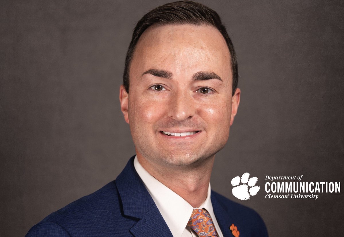 ClemsonCOMM's tweet photo. Up next for our #MeetTheDepartment series we would like to introduce our Department Chair, Dr. Joe Mazer! Since you are unable to pop into his office right now, virtually get to know Dr. Mazer in our #COMMunityRoar blog post attached below!
https://t.co/Q3PVsm29JK https://t.co/iAMvJFLyQl