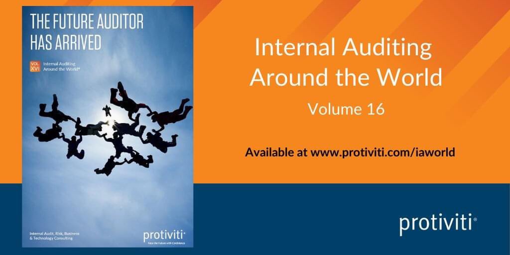 ProtivitiMexico's tweet image. Nuestra auditoría interna en todo el mundo encuentra a los líderes de auditoría interna afrontando tiempos extraordinarios con entereza y confianza. Disponible para descargar ahora en ow.ly/AfoA50BH7ZN
#InternalAudi t#IAAroundtheWorld #FutureAuditor #NextGenIA