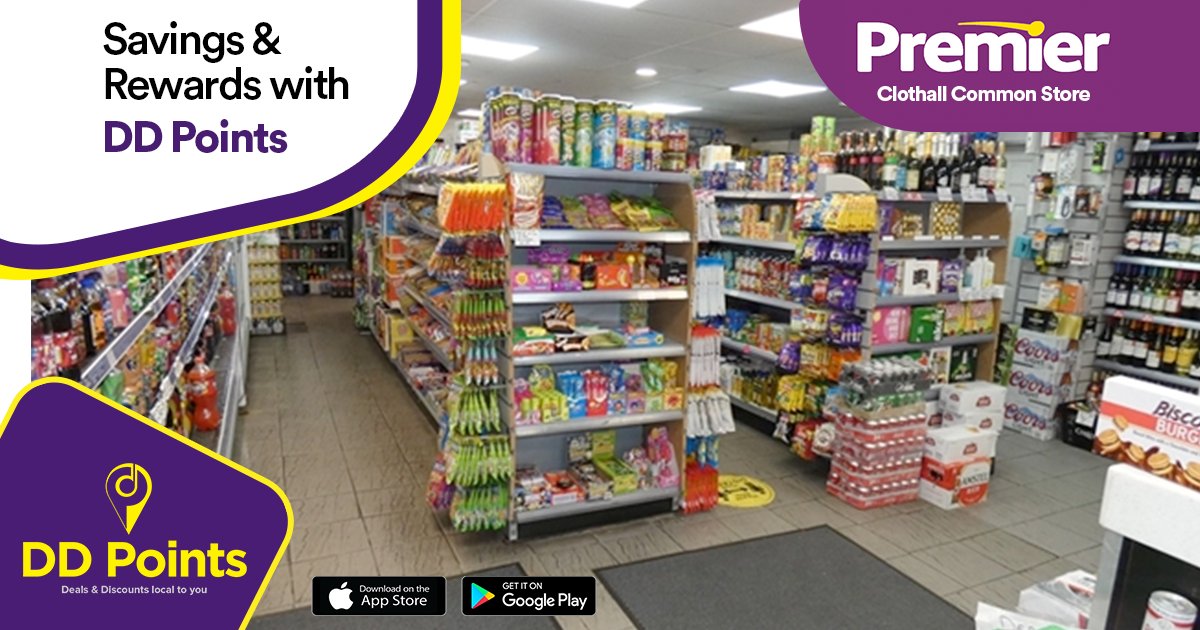 You can collect DD Points for, Fruits&amp;vegetables, Crisps&amp;snacks, Chilled drinks, Greeting cards, Confectionary, Off licence and everything you spend at Premier Clothall Common Store.
#DDRewards #DDPoints #offers #redeem #DDRewards #DDPoints #offers #redeem #DealsforDays #Deals