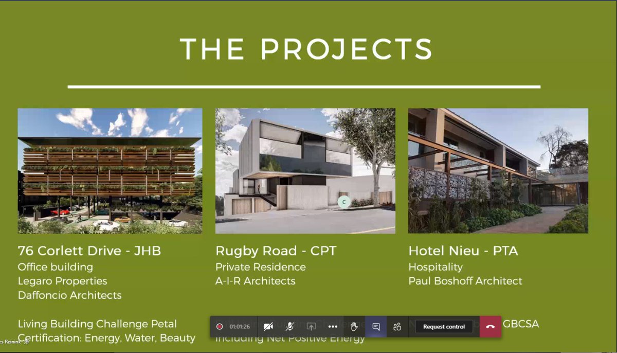 SolidGreen_SA's tweet photo. Some examples - Hotel Neiu has received their net zero carbon in design , working towards getting net zero in operation. - Chilufya Lombe
#LF20 #LivingBuilding #NetZero #NetPositiveEnergy
@Living_Future @Chilu_LMB @GBCSA https://t.co/iJRIT5lPGW