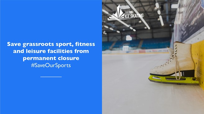 BritishIceSkate's tweet photo. Without emergency government funding &amp; help, grassroots sport, ice rinks and leisure centres are facing collapse due to #Covid-19.

Join us and support the campaign by sharing why your local facility is so important to you using #SaveOurSports https://t.co/dhZEFkPGmf