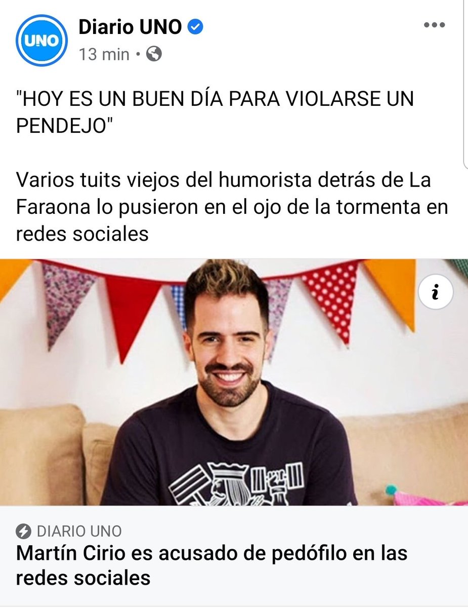 Que sociedad más enferma por estos tipos como <a href="/martinciriook/">martincirioputo</a>. Lamentablemente estos ignorantes son parte de la ignorancia  Argentina no generan  contenidos  útiles