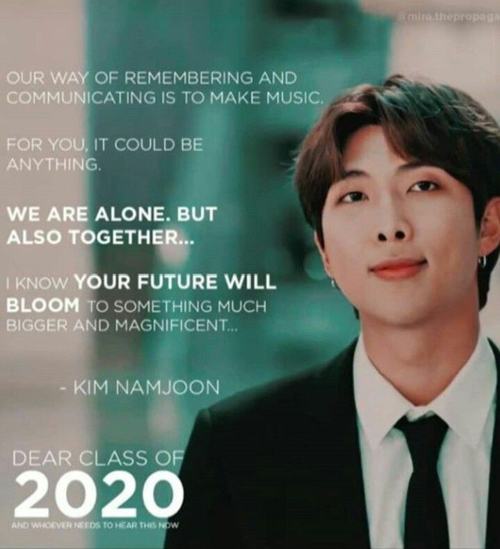 Feel comforted n consoled by that, knowing that they arent alone in their sufferings, Joon is reassuring us n himself that we are all fighting our collective battles individually, n he wishes for us to pass on the message by exposing our scars. "We are each other's nightscapes,+