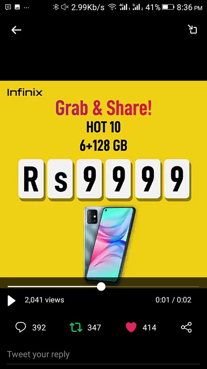 gopalsanthosh0's tweet photo. @InfinixIndia Rs 9999
#InfinixHot10
#GrabAndShare
@InfinixIndia
Join
@vc16898
@kapil_vinayak_
@Dinesh_the_star
@blessedkamal
@aakash_beast786
@LuckyPicKpickaW
@Joyal_Patel
@Hello_Himansh
@rijhwani_h
@Rain_Man25
@Jay_parmar17
@CobraKaaii
@satyapaljain_86
@am_vaishali
@Zaaid08 https://t.co/GCFJCBLV1g