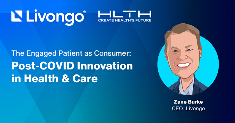 “All of us want to be as close to home as we can possibly be, in the best health status that we can possibly be in. In order to do that, we can use technology services and data science to create a different kind of healthcare experience,”@zanemburke at #HLTH2020.