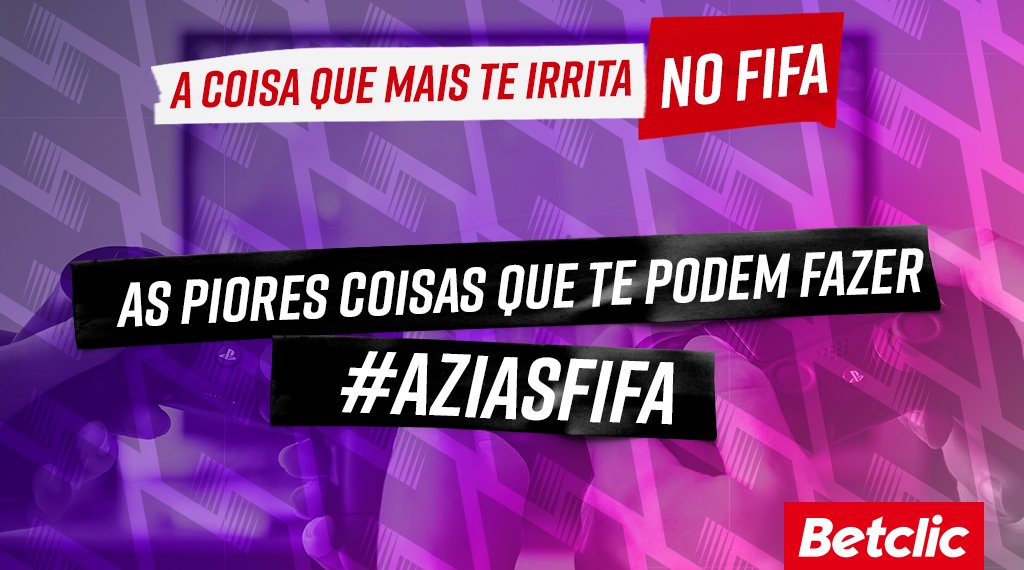 BetclicPortugal's tweet photo. 🎮 Costumas aziar muito? 𝐕𝐚𝐦𝐨𝐬 𝐬𝐨𝐫𝐭𝐞𝐚𝐫 𝐮𝐦 𝐅𝐈𝐅𝐀𝟐𝟏 como prémio de consolação!

➡️ Dá RT
➡️ Comenta #AZIASFIFA e descobre se isso é uma das coisas que mais te irrita.

1 comentário por utilizador.
Passatempo termina dia 18. https://t.co/3jp8WcJrzk