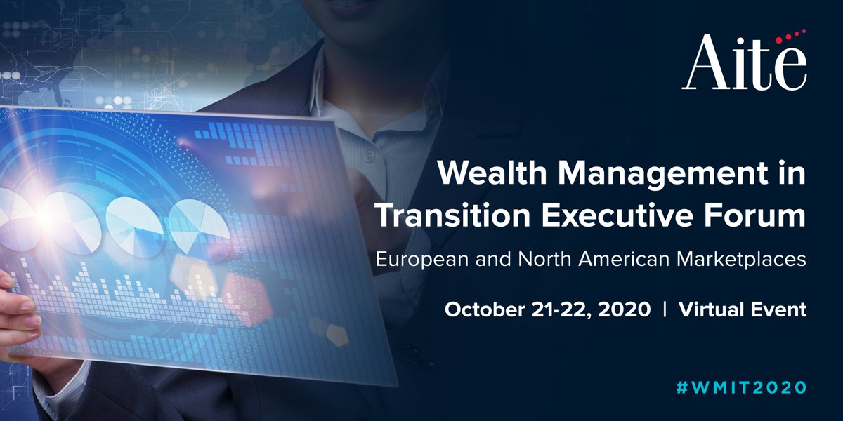 I'm thrilled to join <a href="/ameriprise/">Ameriprise Financial</a>'s Neal Maglaque and <a href="/Grapevine_6/">Grapevine6</a> founder <a href="/mikeorr8/">Mike Orr</a> as a panelist at <a href="/AiteGroup/">Aite Group (now Aite-Novarica Group)</a>'s Wealth Management in Transition Executive Forum Oct. 21-22! Register today at bit.ly/2H13bXA #WMIT2020 #wealthmanagement #wealthtech #financialplanning
